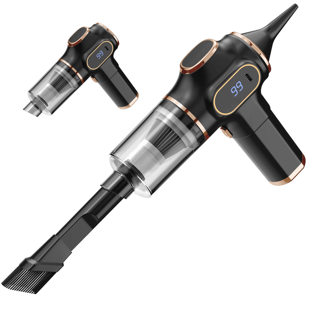Wireless Car Vacuum Cleaner — Portable Cordless ABS Handheld Vacuum for Car & Home - Authority Asset Brand