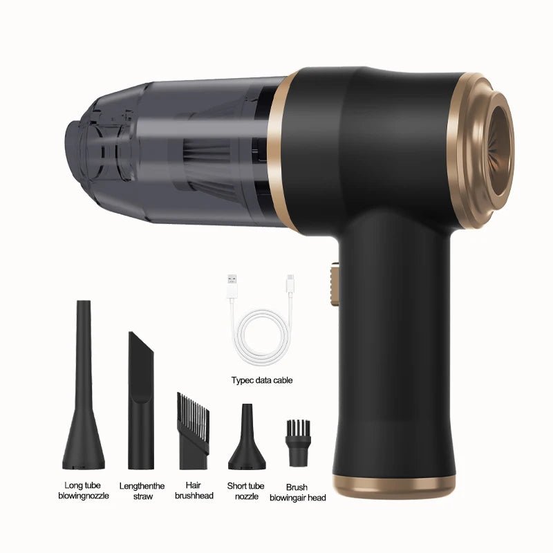 Wireless Portable Handheld Vacuum Cleaner — 7W Cordless Mini Vac for Car, Carpet, Sofa & Keyboard - Authority Asset Brand